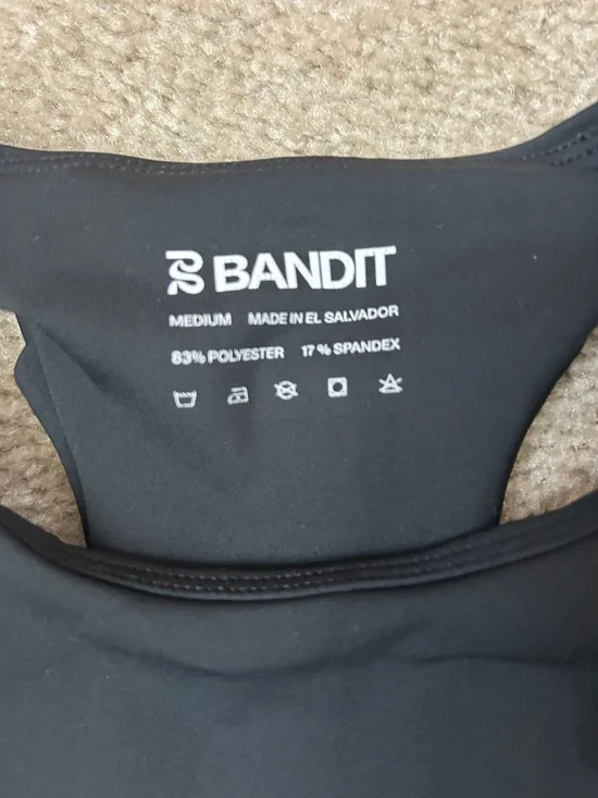 Bandit STAMINA™ RACE CROP - BLACK - Picture 2 of 5